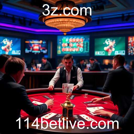 Experiência imersiva no Cassino Ao Vivo da 114bet